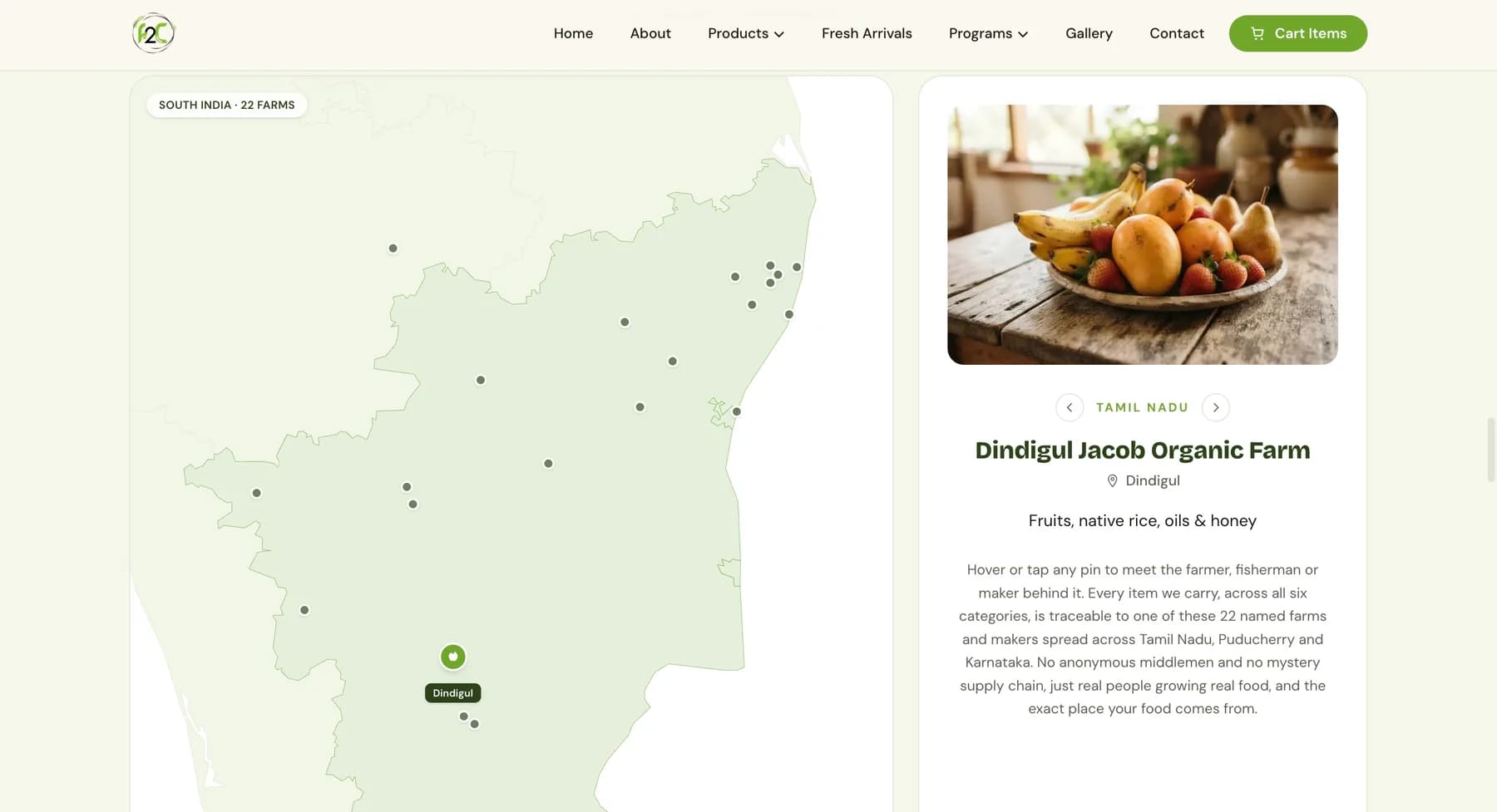 Farm 2 Community website, screen 5 of 7