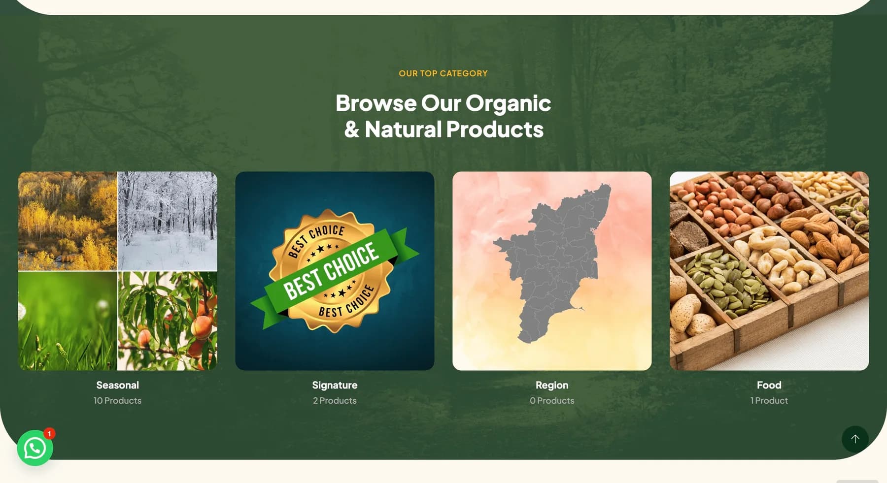 Hill Drop Honey website, screen 5 of 7