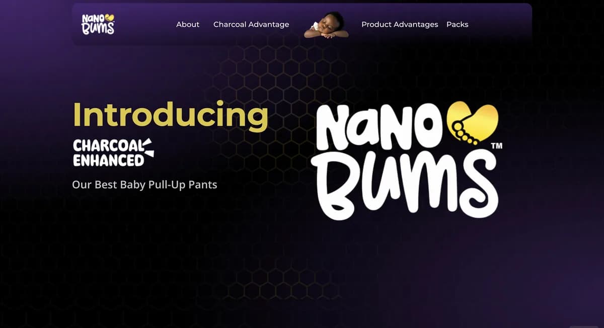 Nano Bums — E-commerce Website by Abrix Solutions
